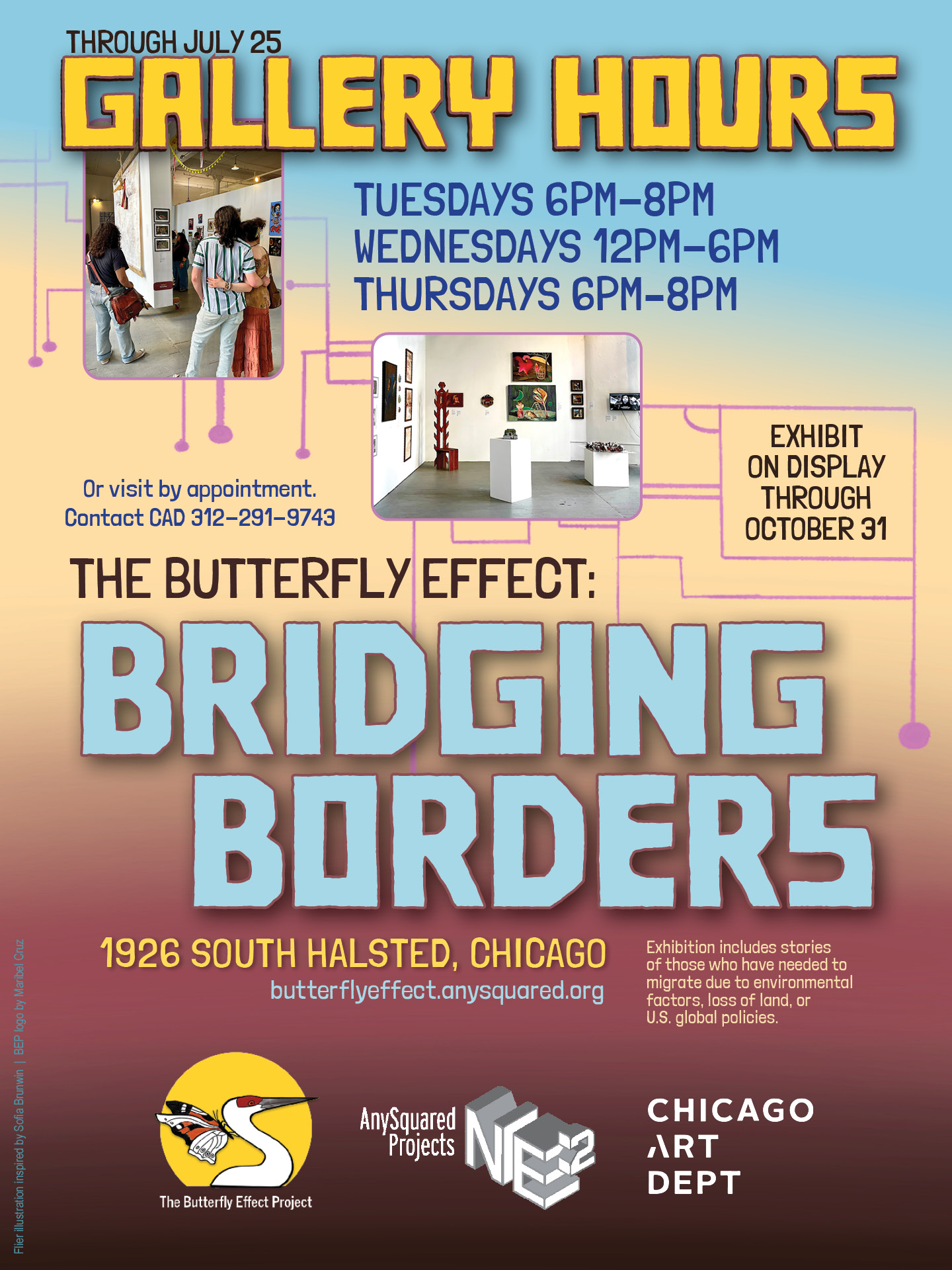 Through July 25th | Summer Gallery Hours at Chicago Art Department